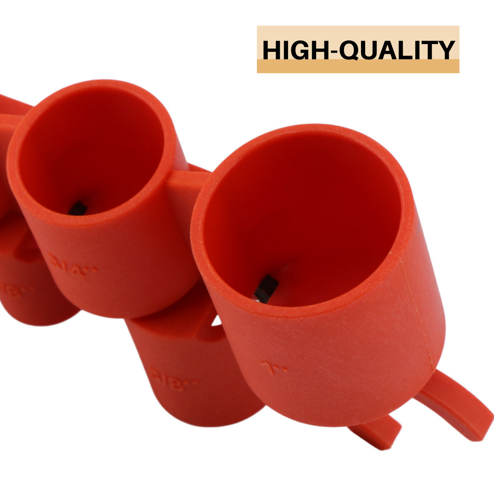 U.S. Solid Deburring Pipe and Depth Gauge Tool 1/4" to 1" Sizes