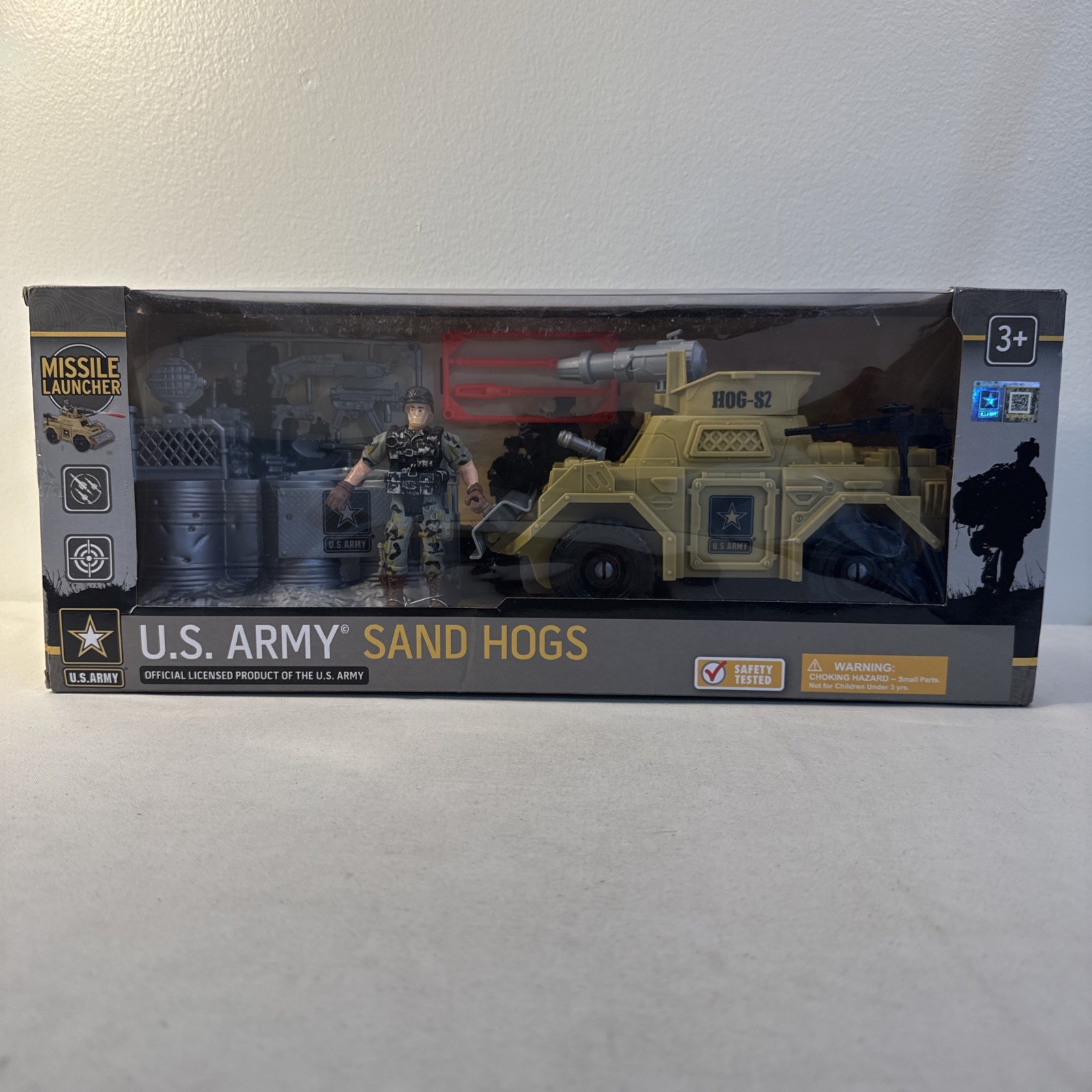U.S. Army Sand Hogs Military Vehicle Playset with Soldier