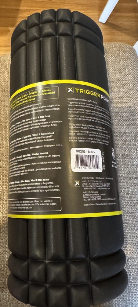 TriggerPoint Grid 1.0 Foam Roller 13" Multi-Density Massage Roller Deep Tissue