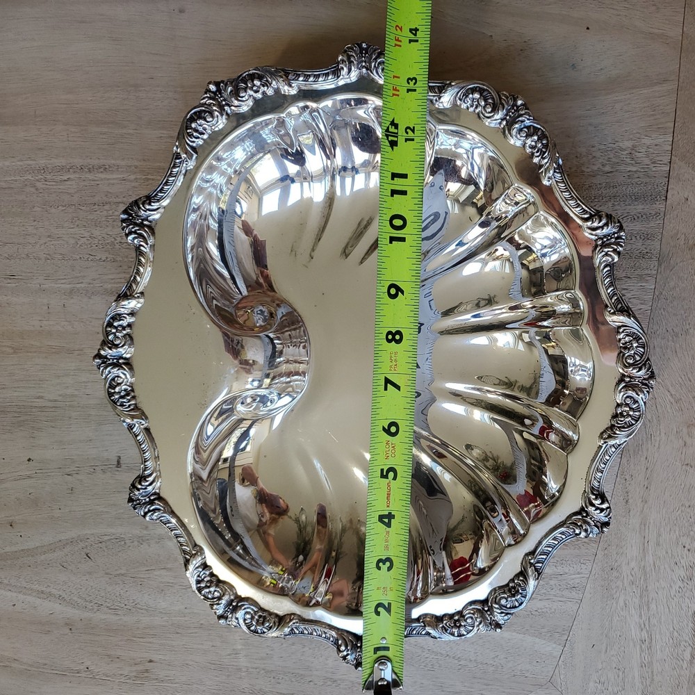 Vintage Silver Plated Serving Platter