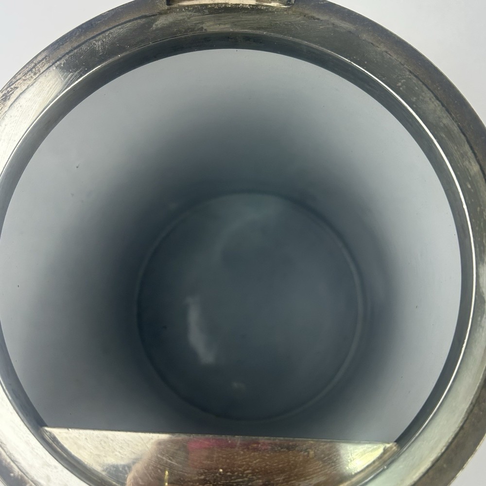 Victorian C. Webster & Sons Quadruple Plate Ice Water Pitcher Monogram “M”