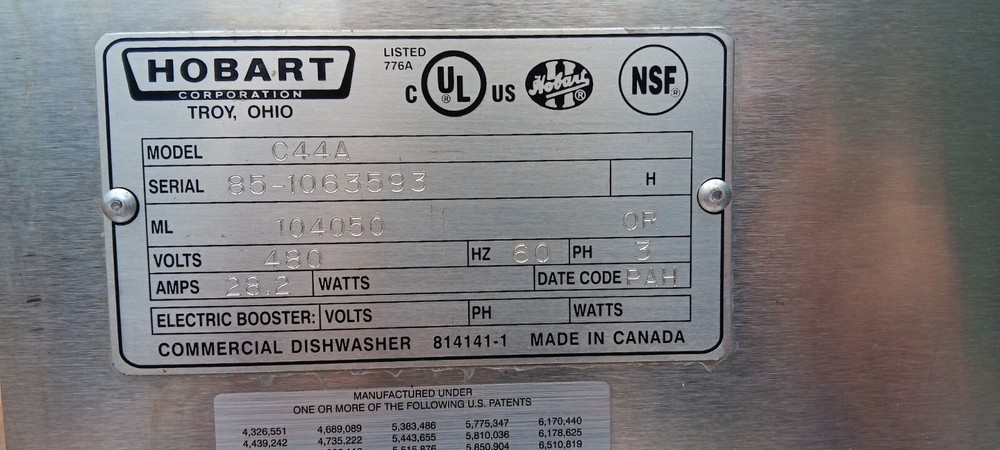 HOBART C44A DISHWASHER