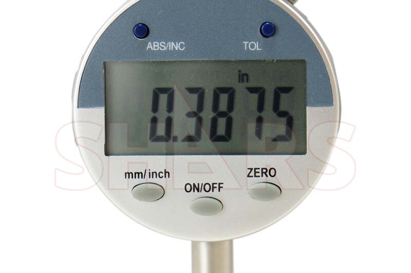 Shars 1" .0005" Electronic Digital Indicator with Lifting Level New #]
