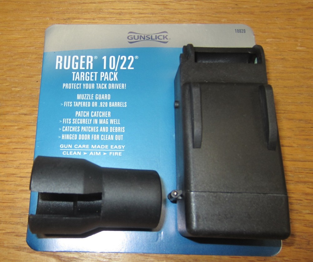 Gunslick Target Pack for Ruger 10-22 Muzzle Guard & Patch Catcher