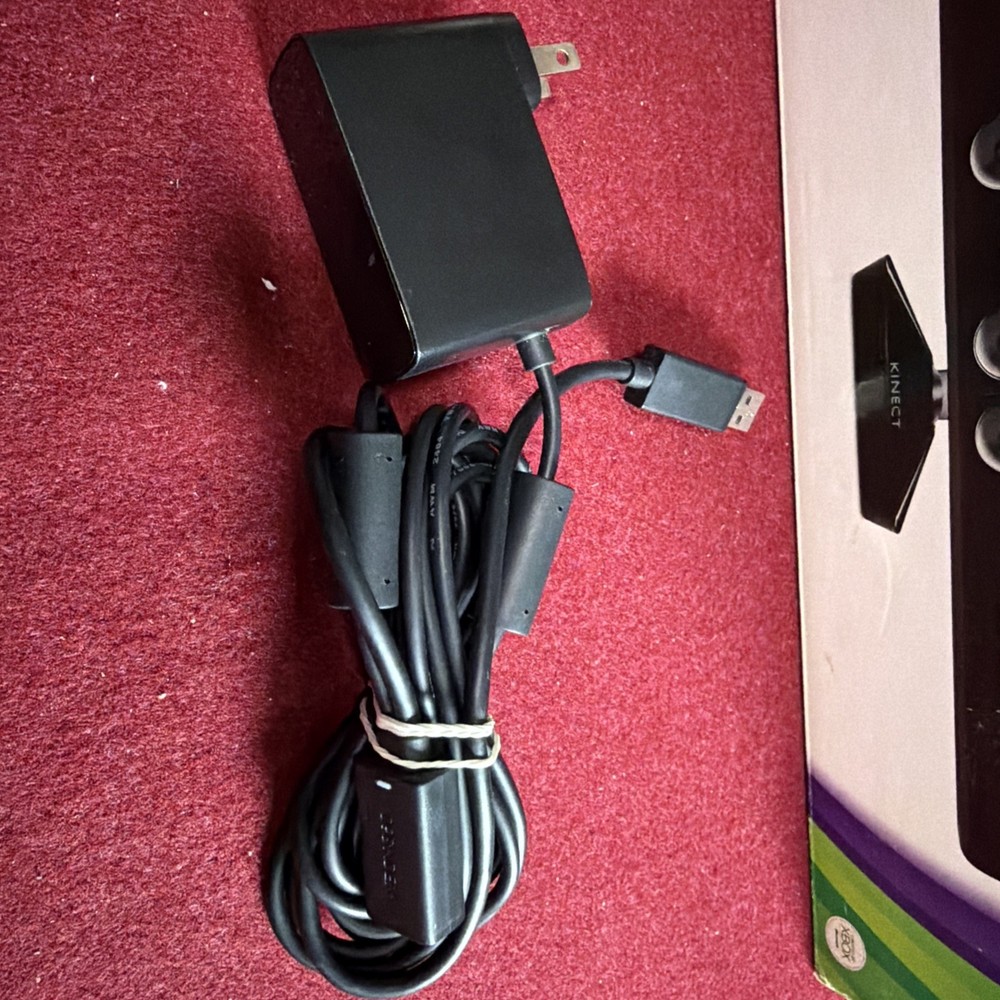 Microsoft, Xbox 360 Kinect Sensor, 1414, W/ Kinect Adventures, CIB, All untested