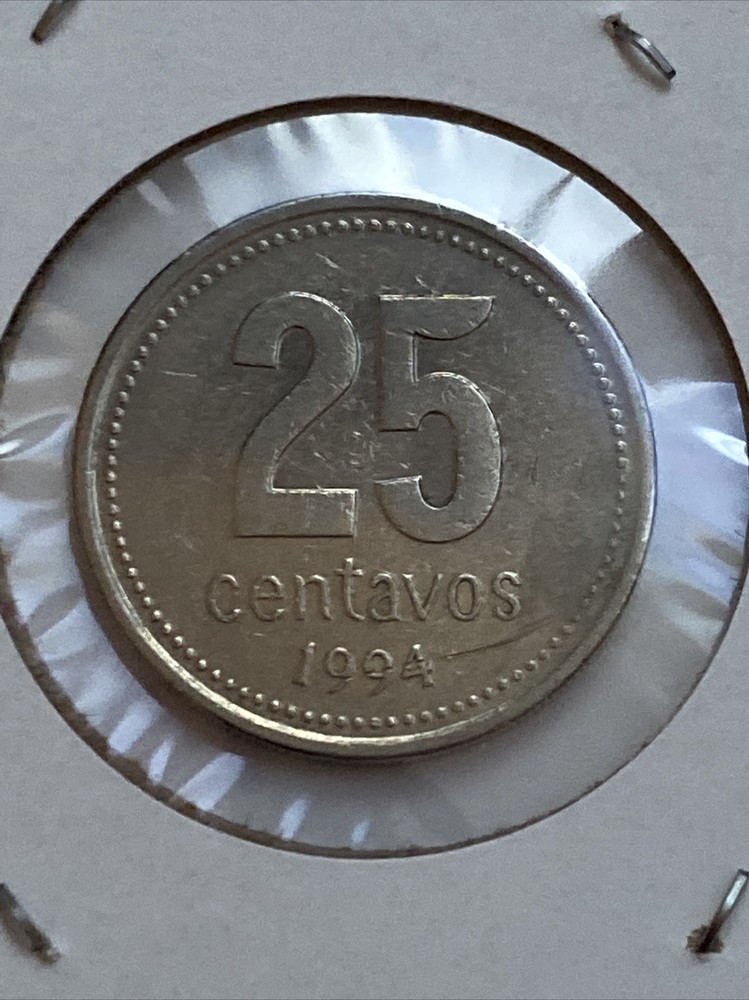 1994 Argentina 25 Cent Coin B15
