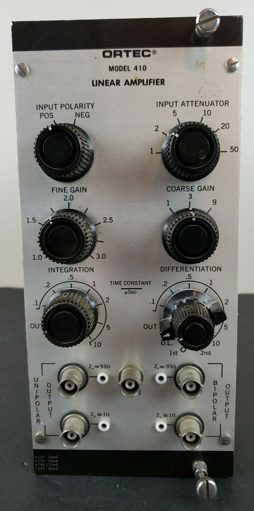 ORTEC LINEAR AMPLIFIER MODEL 410