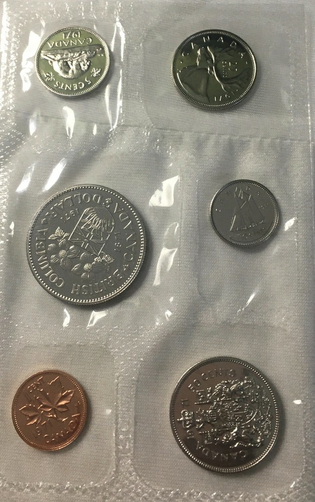 1971 CANADIAN MINT PROOF LIKE UNCIRCULATED SET