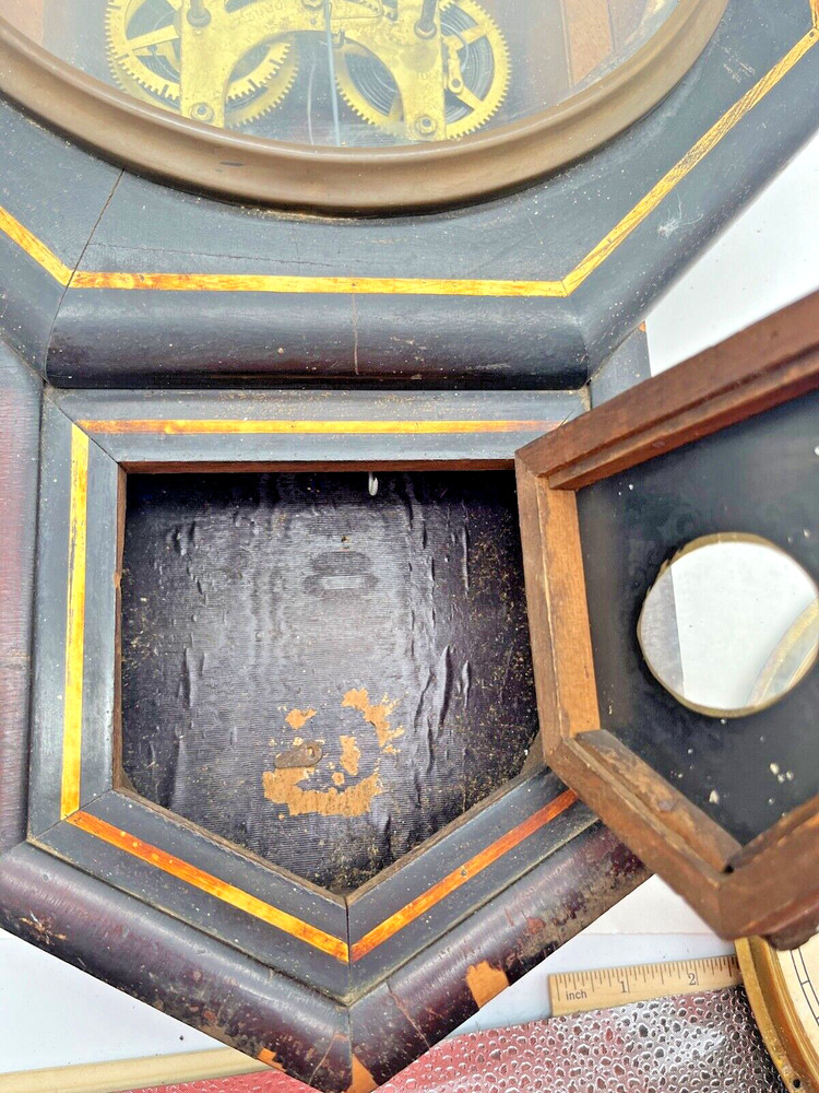 Antique Ansonia Project Wall Clock (0234)