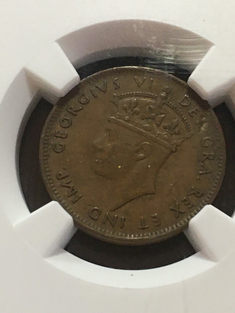 1944c NGC Graded Newfoundland Small Cent 1¢**EF-45** Cert# 026