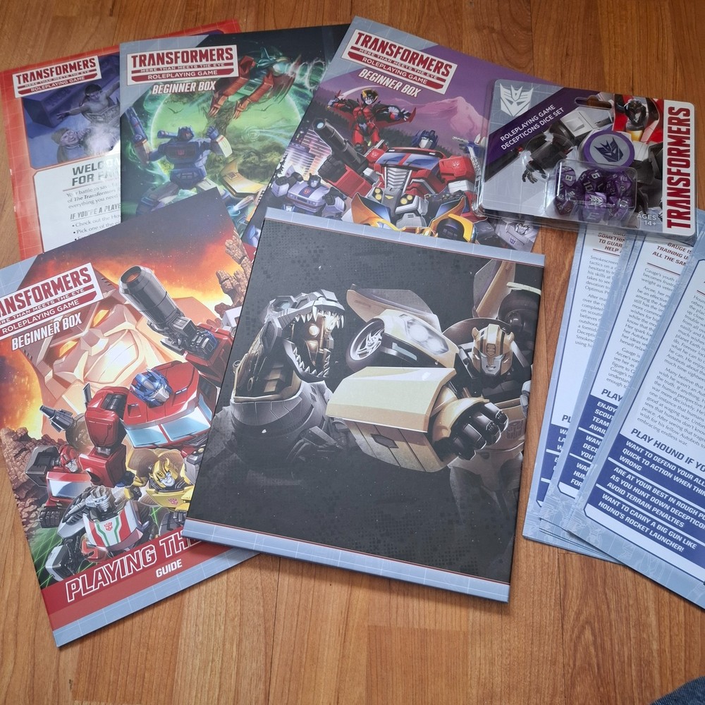 Transformers Roleplaying Game RPG. Beginner Box Excellent condition