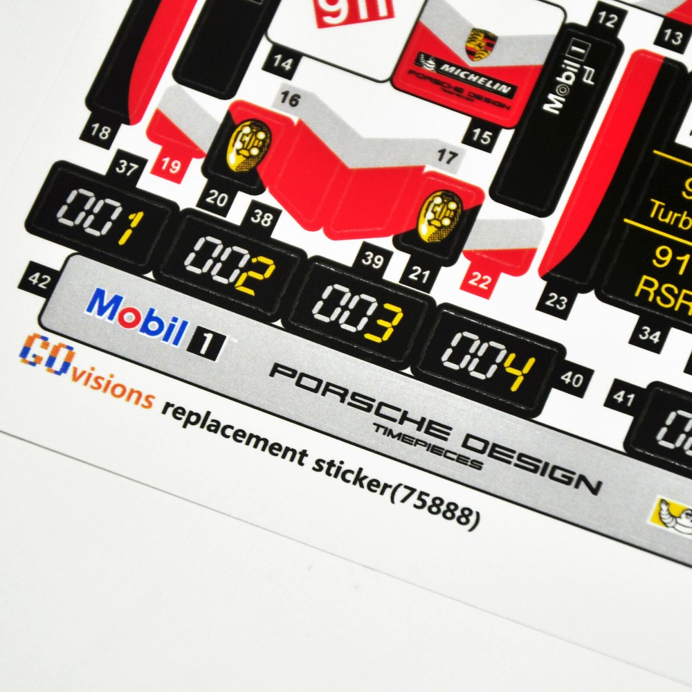 Replacement sticker for set 75888 Precut sticker