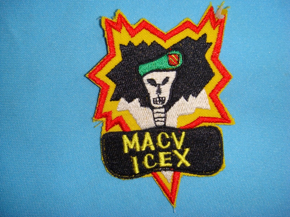 VIETNAM WAR PATCH, US INTELLIGENCE COLLECTION & EXPLOITATION MACV ICEX