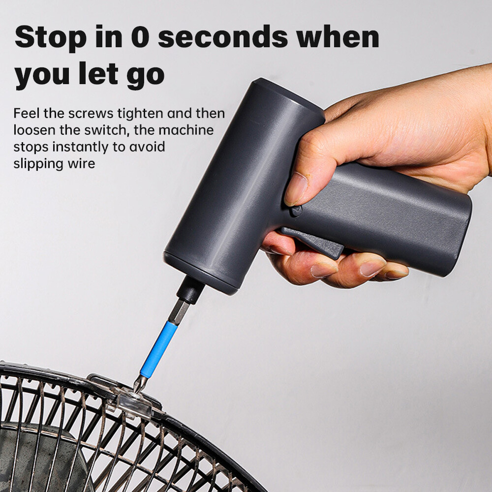 Multifunctional 3.6V Cordless Electric Screwdriver USB Rechargeable High Torque