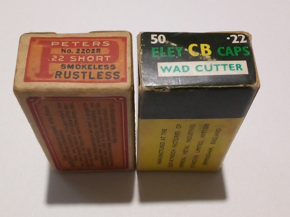 Empty Lot Of .22 Ammo Boxes 6 Different