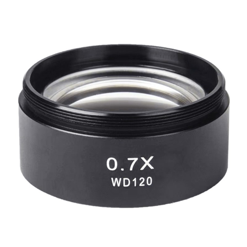 WD120 0.7X Trinocular Stereo Microscope Auxiliary Objective Lens 48mm Thread