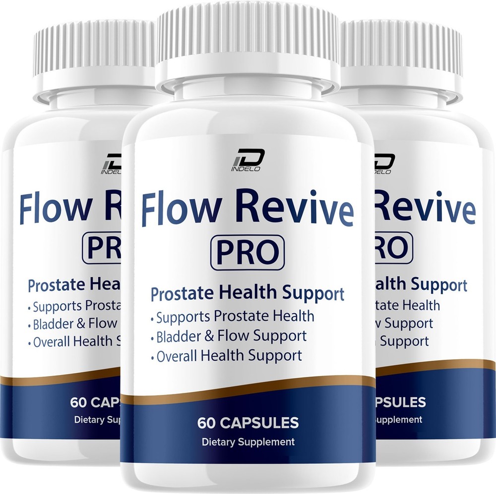 (3 Pack) Flow Revive Pro Supplement for Men – FlowRevive Plus Advanced Formula