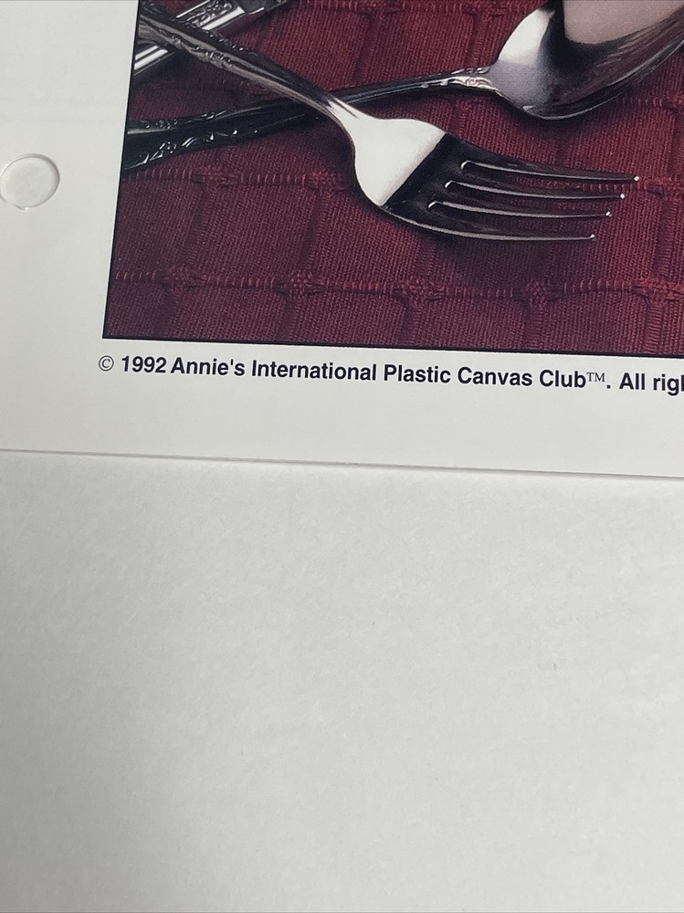 Bargello Place Mat Set Annie's Plastic Canvas Pattern