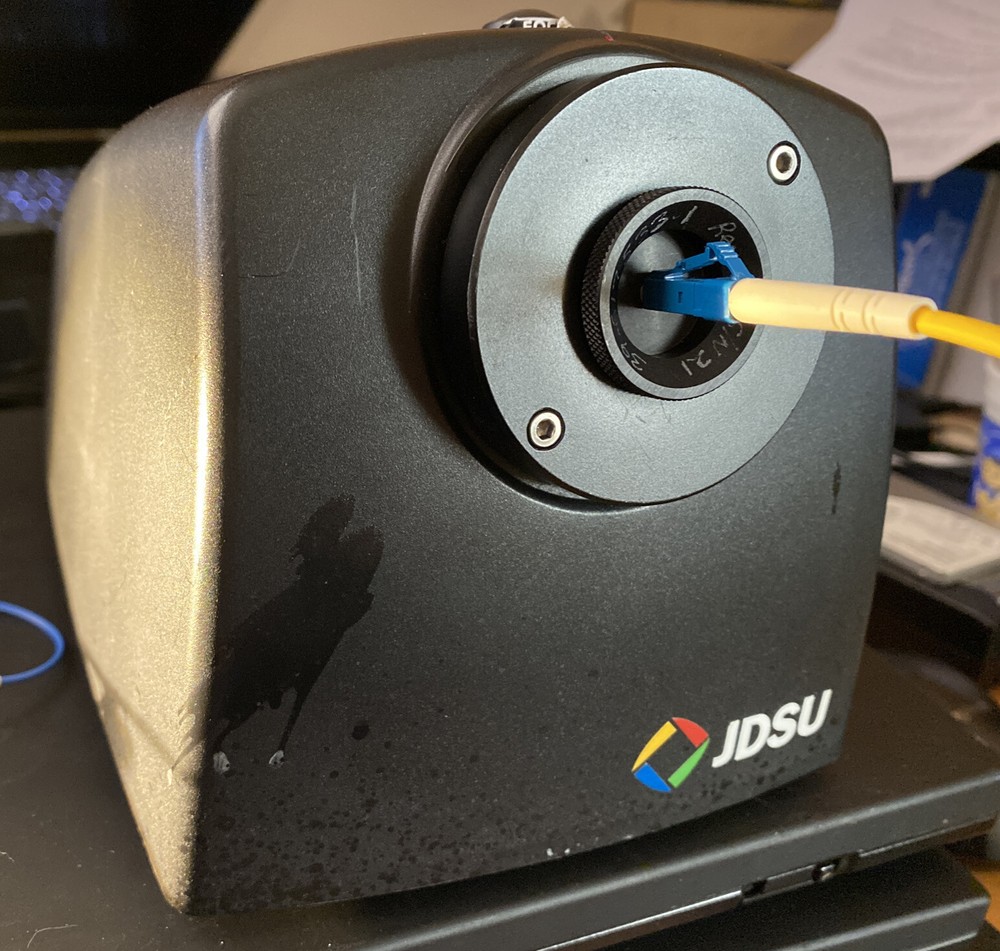 JDSU FVA-2400 automated fiber microscope