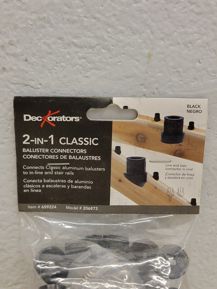 (8) DECKORATORS 2-In-1 Classic Baluster Connectors 20 Pack