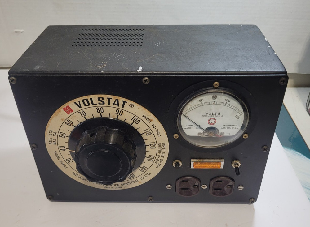 Volstat MATSUSHITA VOL STAT Variac Variable Voltage TF