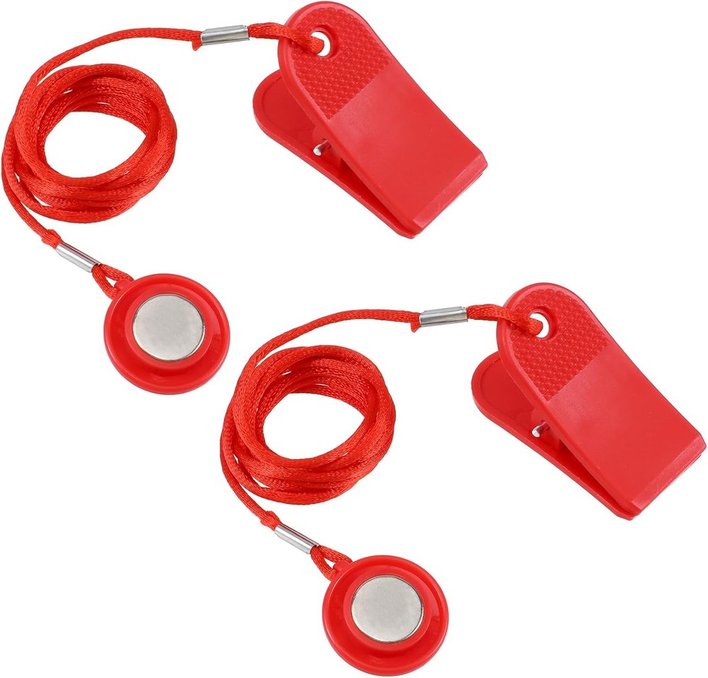 2PCS Universal Treadmill Magnetic Safety Key Emergency Stop Replacement