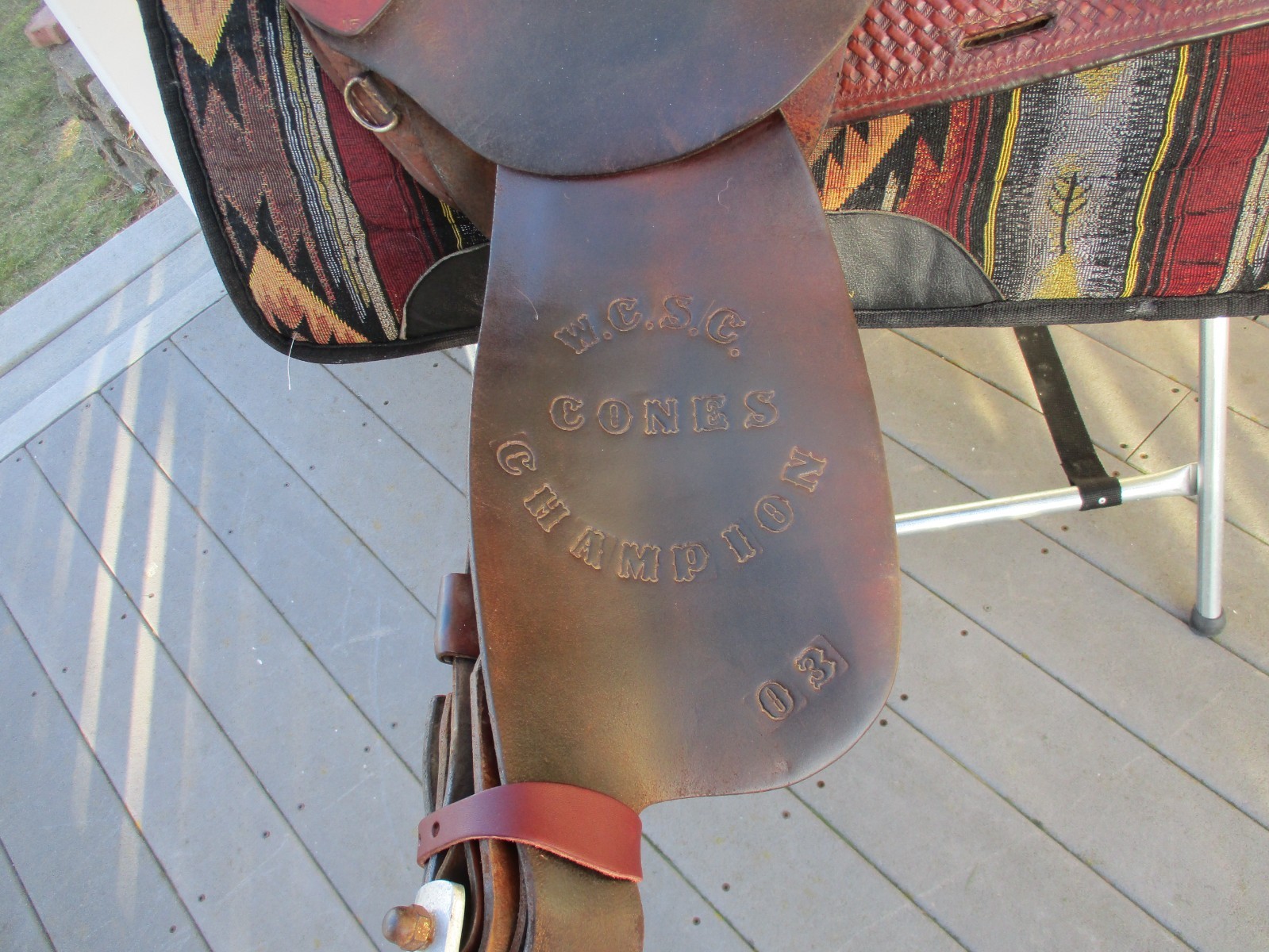 15'' FQH BARS #425 DAKOTA SADDLERY WESTERN BEAR TRAP BARREL SADDLE