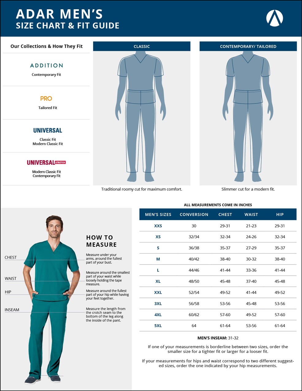 Adar Men Short Sleeve Medical Scrub Doctor Nursing Front Zipper Scrub Jacket