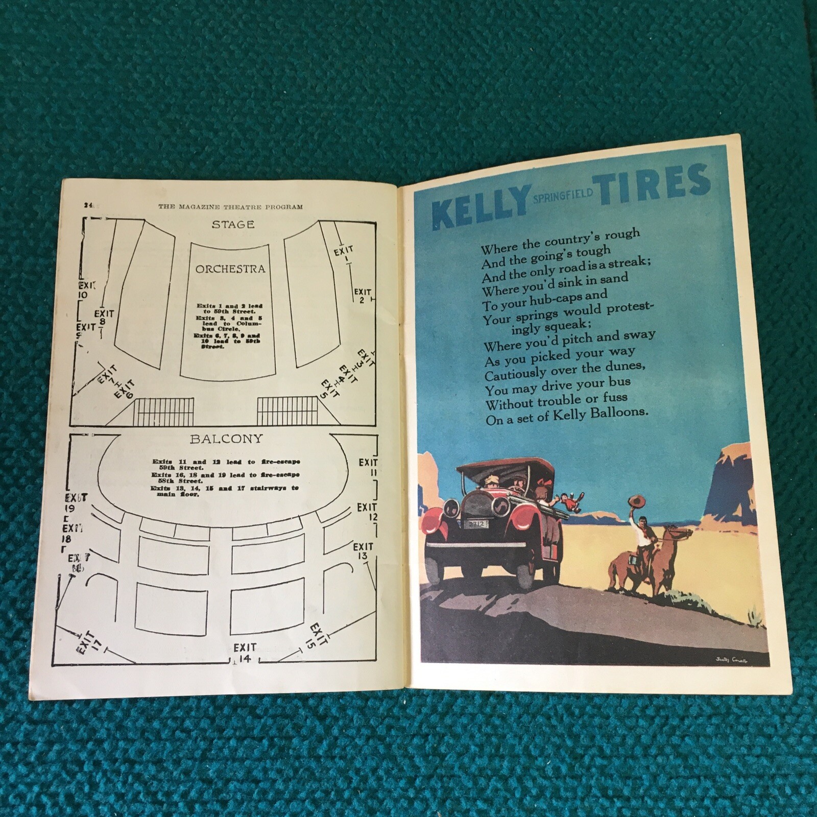 1925 Vintage COSMOPOLITAN THEATRE "Louie 14th" BROADWAY PLAYBILL @ Billie Burke