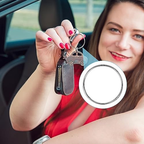 Zonon 2000 Pcs 1'' Silver Split Key Rings Metal Split Keychain Small Round