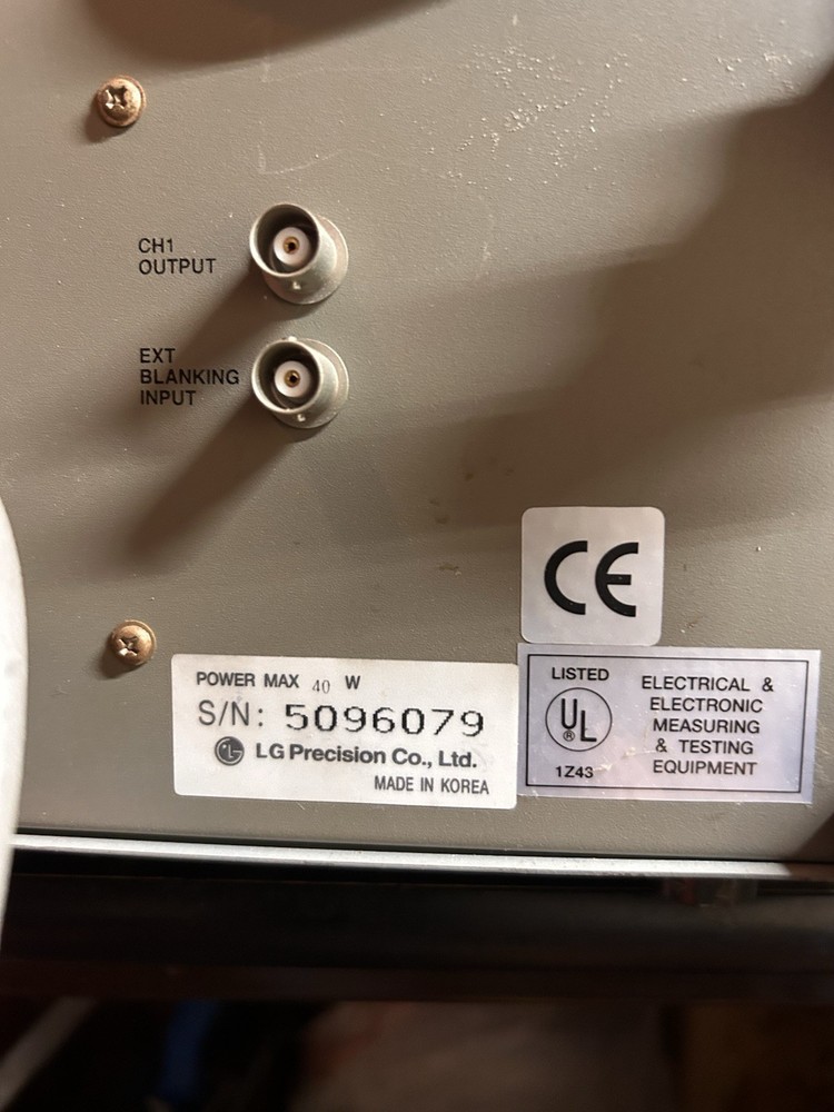 Goldstar OS-9020A Oscilloscope Two-Channel