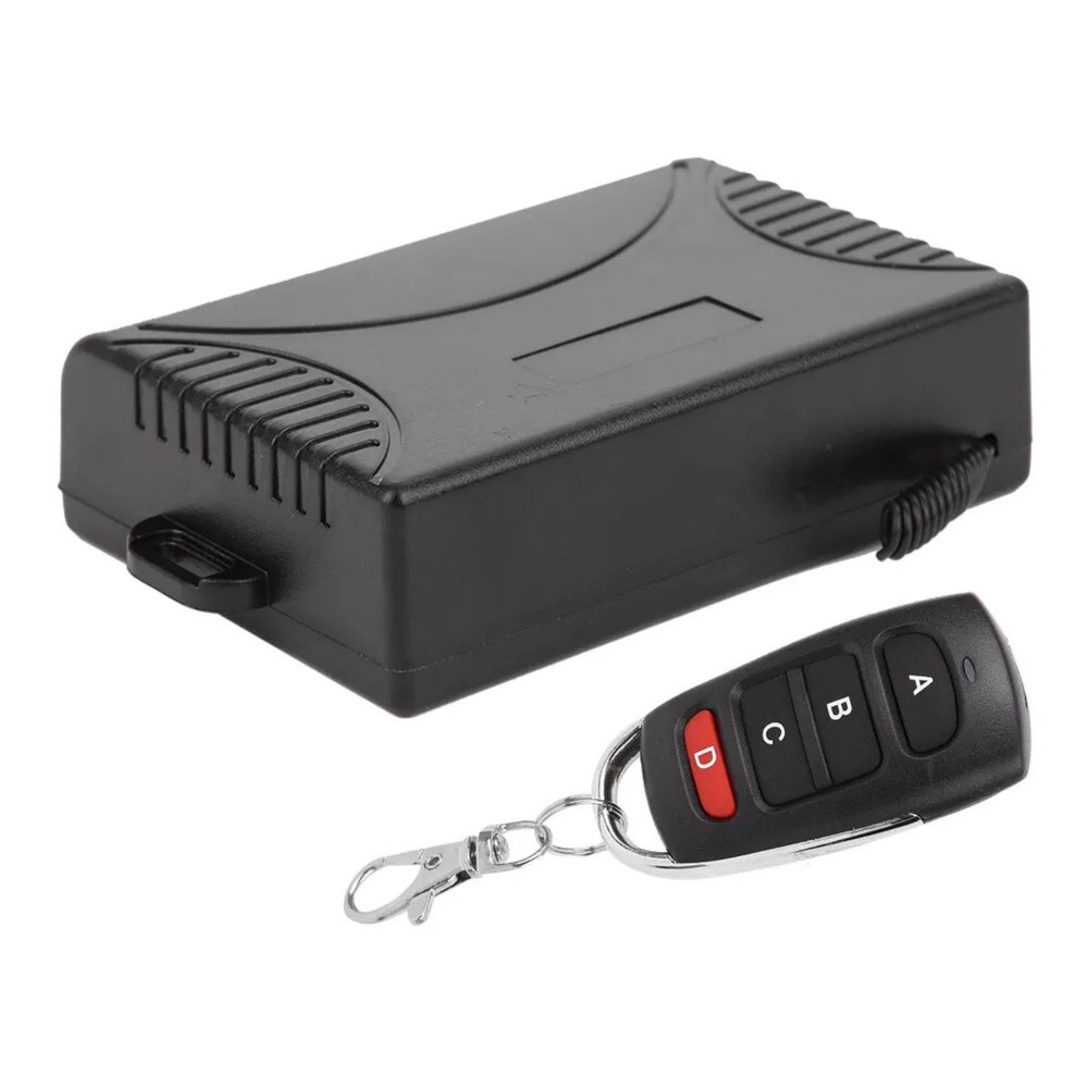 Receiver+Transmitter 4 Channel Remote Control Relay Switch Light Controller