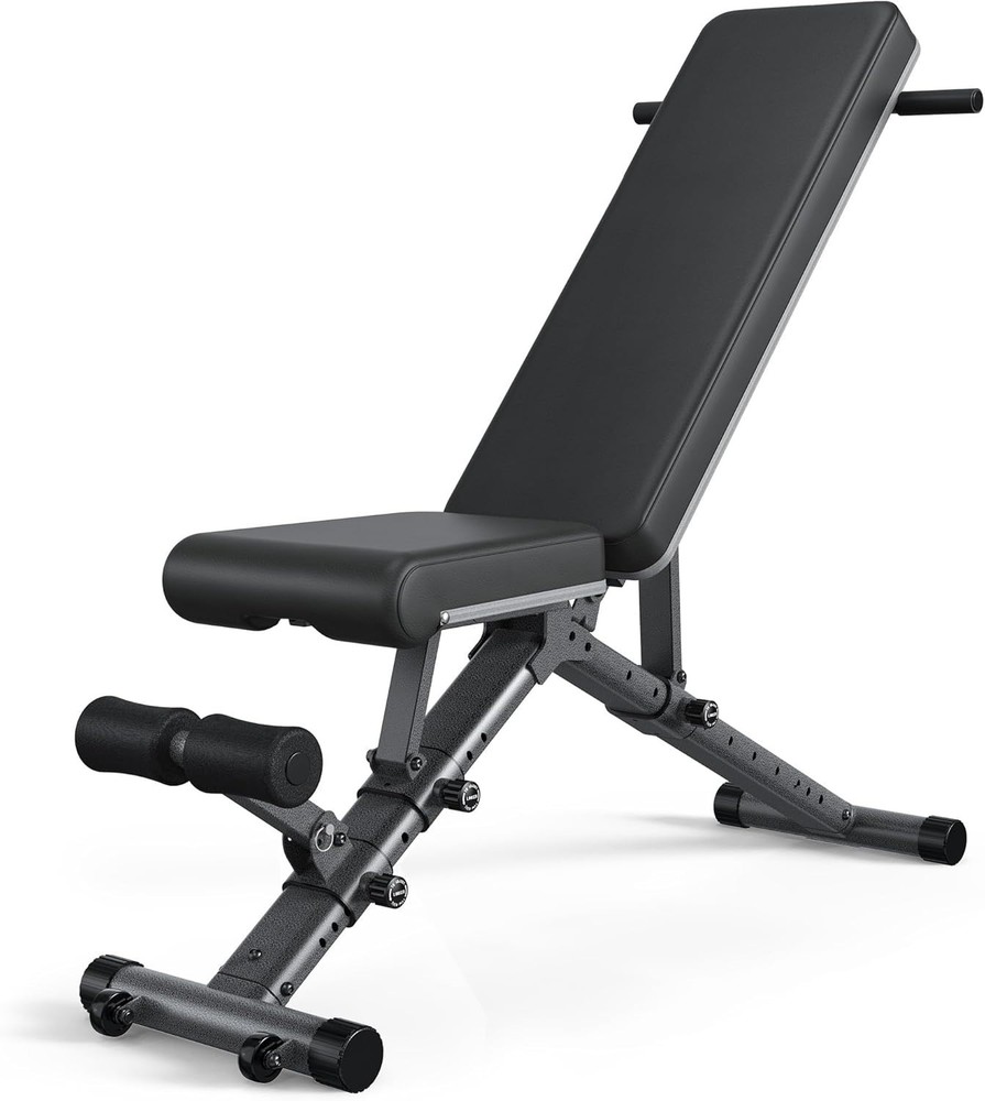 90° Adjustable Weight Bench | 800 LB Incline Decline Workout Bench | Barely Used