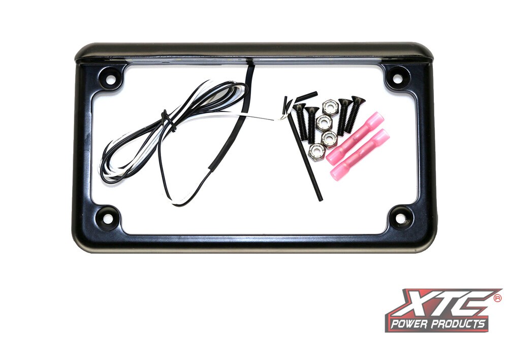 XTC Power Products License Plate Frames #LF-6BK
