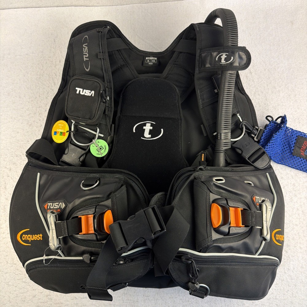 Tusa Conquest Scuba Diving BCD Excellent Condition