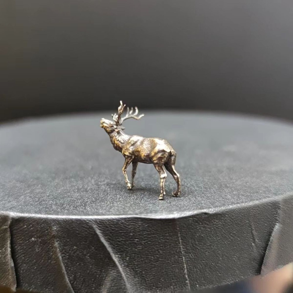 copper bonsai suiseki micro landscape decoration deer