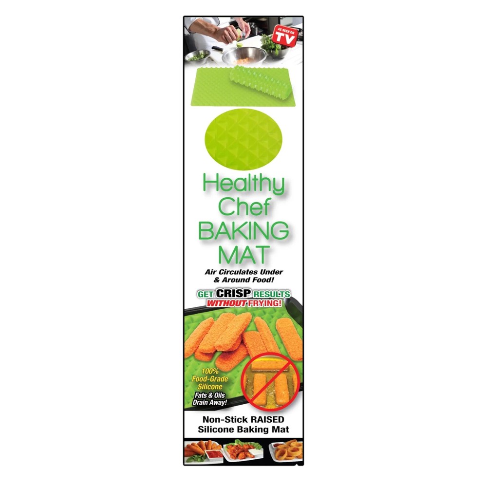 Healthy Chef Baking Mat - Pyramid Raised Silicone Baking Sheet