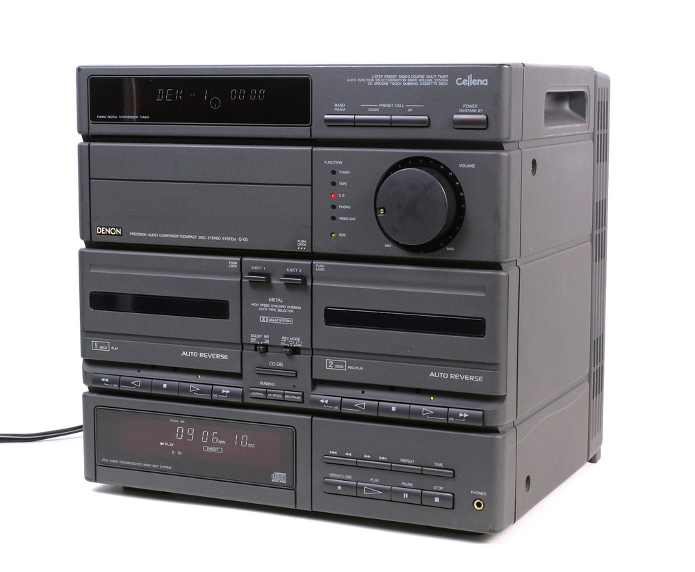 Denon G-05 Precision Audio Component Compact Disc System USR-M05 Cassette Phono