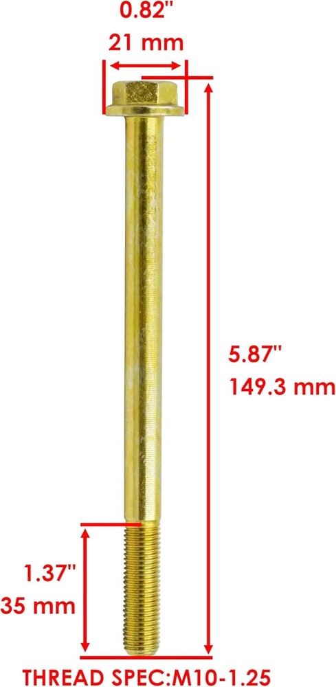 Rear Upper & Lower Left or Right Knuckle Bushing Kit Compatible with Polaris Ran