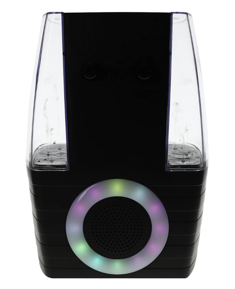 Dancing Light Show Bluetooth Karaoke Speaker, BlackPortable Entertainment System