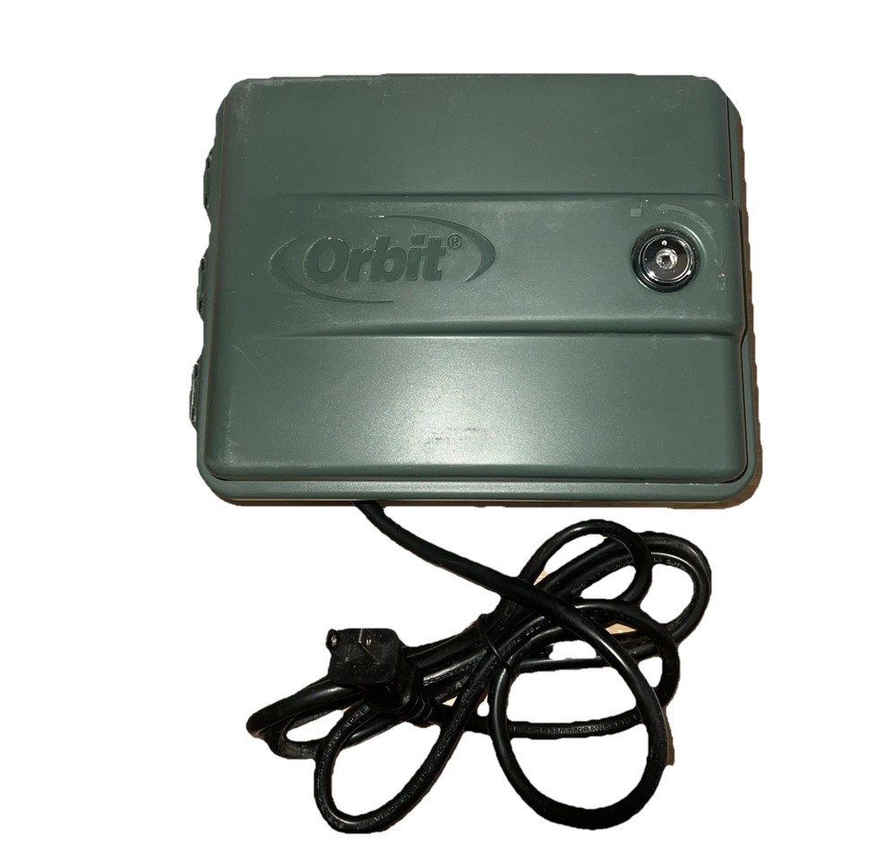 Orbit 6 Station Model #57896 Outdoor Sprinkler Control,Powers On & Programmable