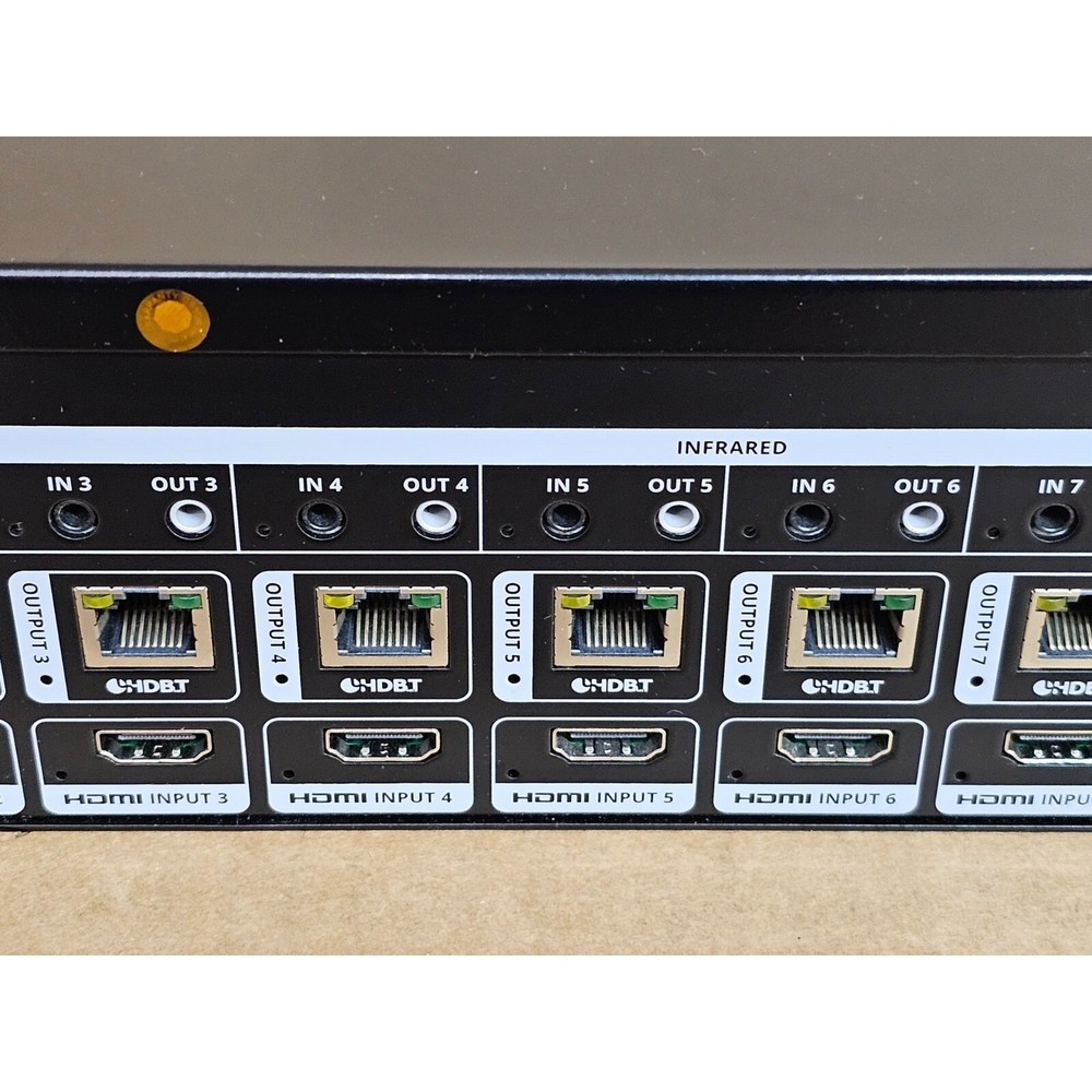 Zektor Z88 P8-HDBT-L-FFMB810 Fixed Format 8x10 HDBaseT Video Matrix EUC