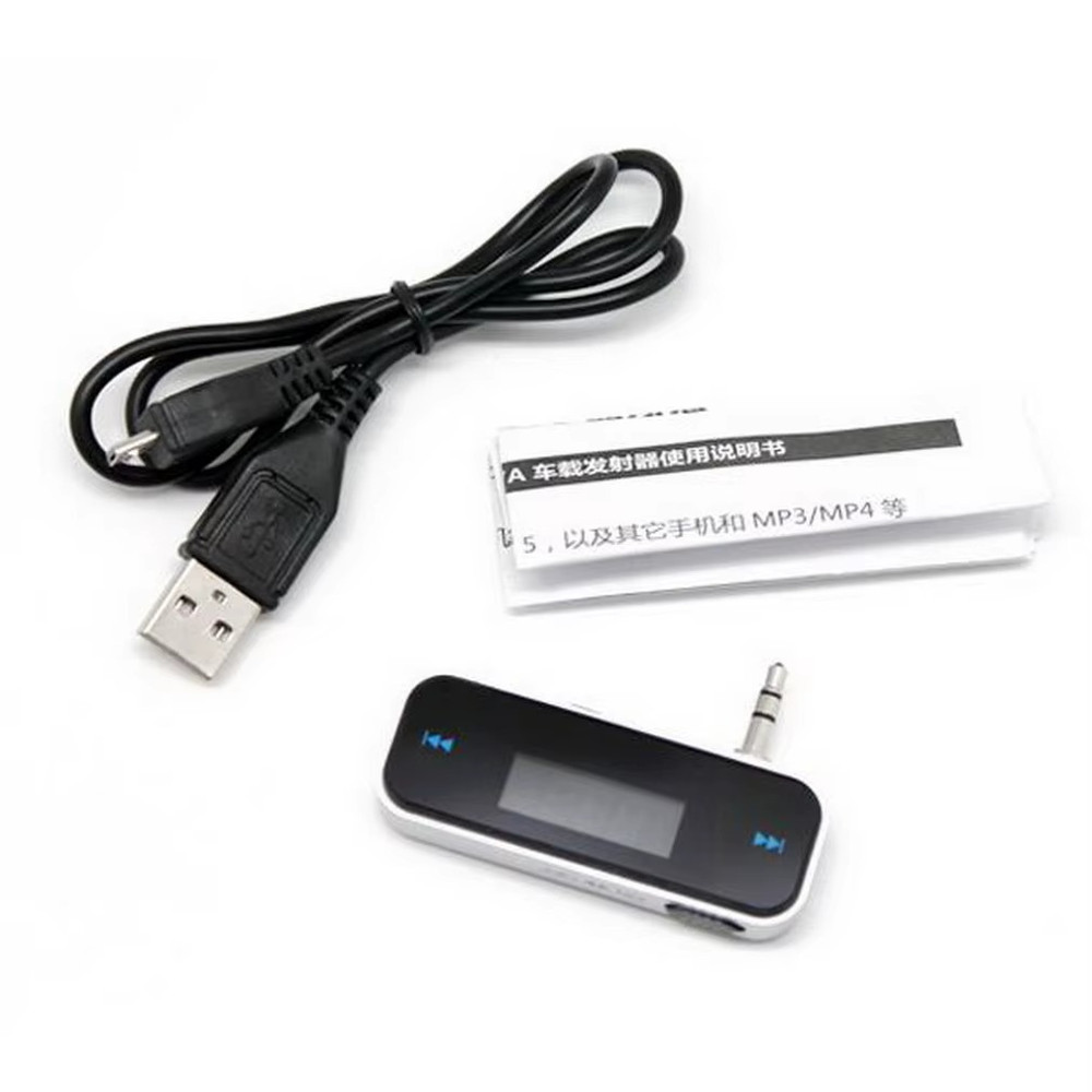 Wireless 3.5mm FM Transmitter For Car Aux MP3 MP4 IPOD iPhone Hands Free