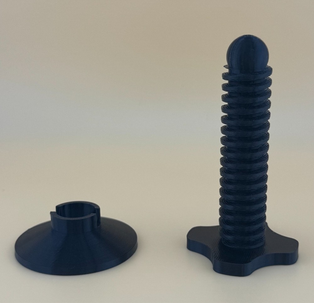 Logitech G / Saitek Pro Flight Yoke Mounting Screw + Foot Base Replacement Set