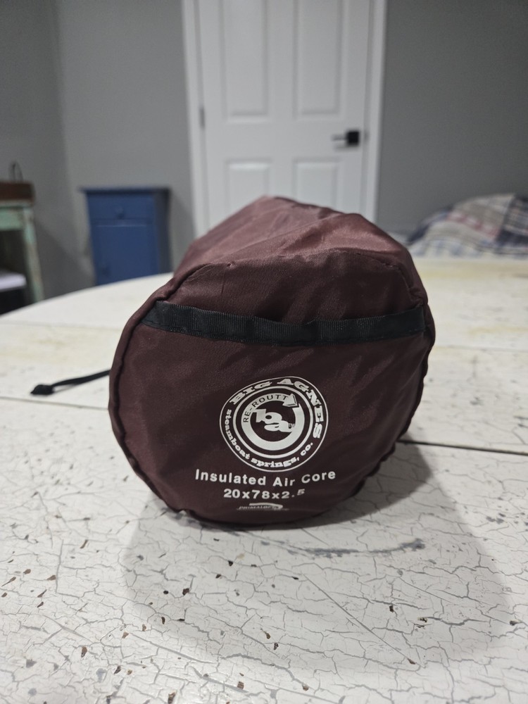 Big Agnes Insulated air Core camping sleeping pad Used