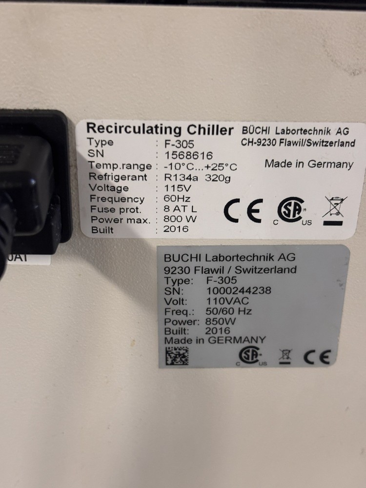 Buchi F-305 chiller