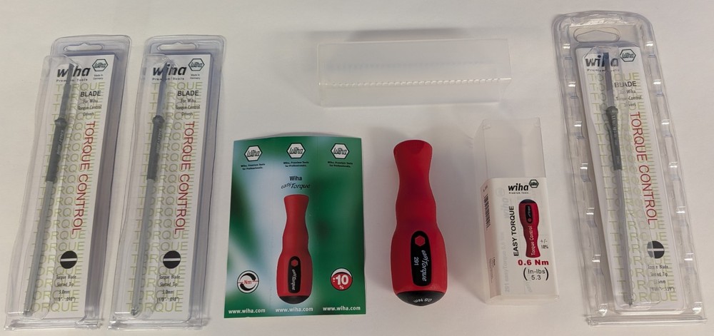 Wiha 0.6Nm Torque Screwdriver with 2 bits