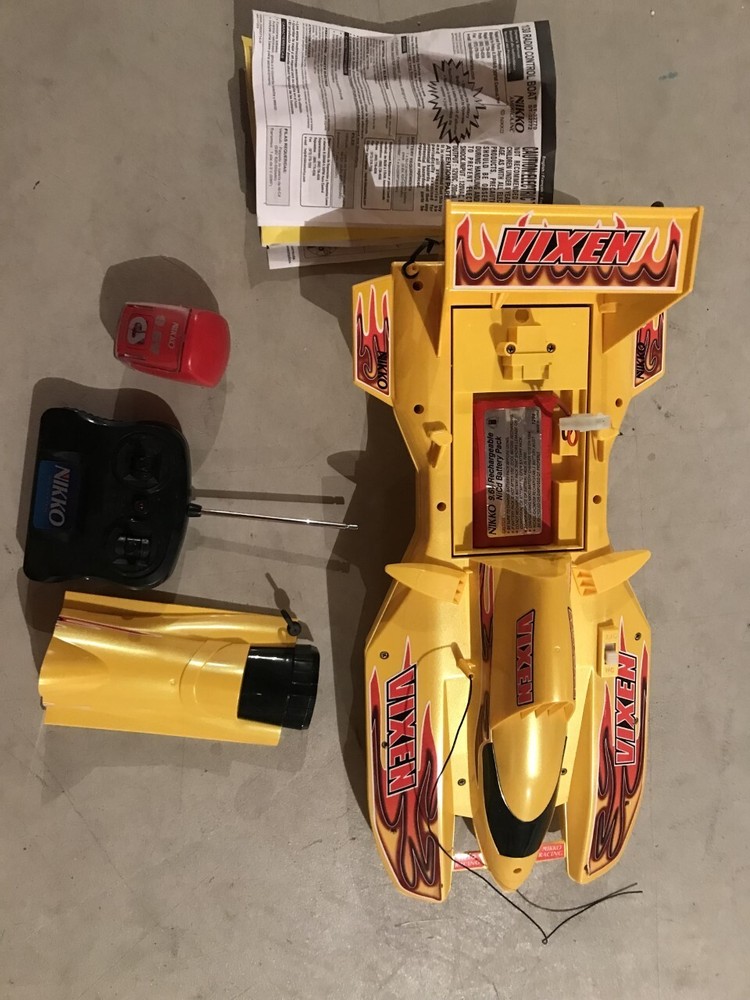 Nikko Vixen radio control boat