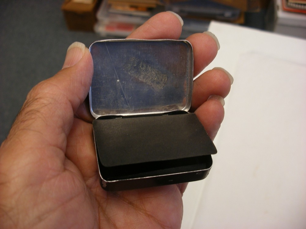 Phonograph Gramophone Needle Tin - Laubscher 200 Fortissimo - Empty #11