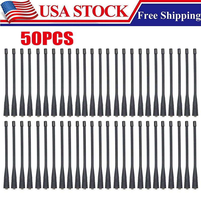 50Pcs KRA-36 UHF Antenna 700-800MHz For Kenwood NX410 NX420 NX5400 NX3400 TK5410